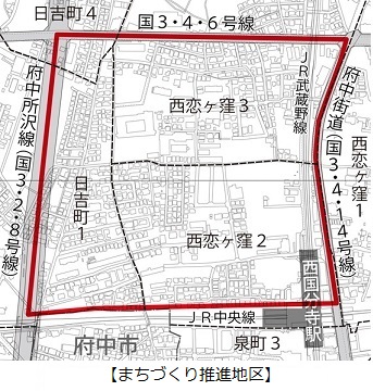 まちづくり推進地区の範囲