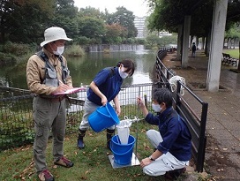 登壇者写真(大橋勇貴さん(都立武蔵国分寺公園での水質保全活動))